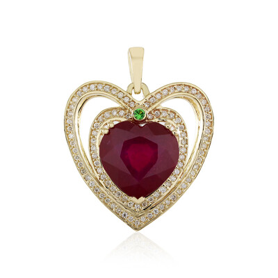Pendentif en or et Rubis de Madagascar (de Melo)