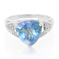 Bague en argent et Topaze rayon de lune