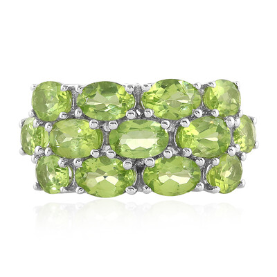 Bague en argent et Péridot