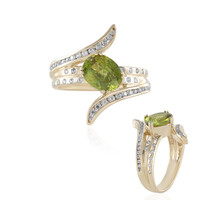 Bague en or et Sphène (de Melo)