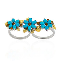 Bague en argent et Turquoise Sleeping Beauty (Dallas Prince Designs)