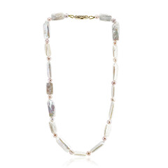 Collier en argent et Perle Keshi (TPC)