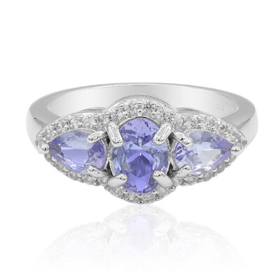 Bague en argent et Tanzanite