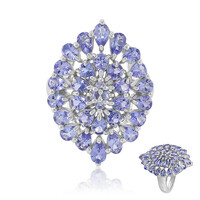 Bague en argent et Tanzanite