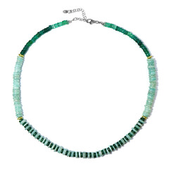Collier en argent et Hématite dorée