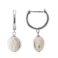 Boucles d'oreilles en argent et Perle de culture d'eau douce