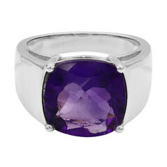 Bague en argent et Améthyste
