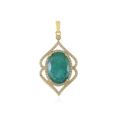 Pendentif en argent et Grandidierite
