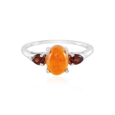 Bague en argent et Cornaline