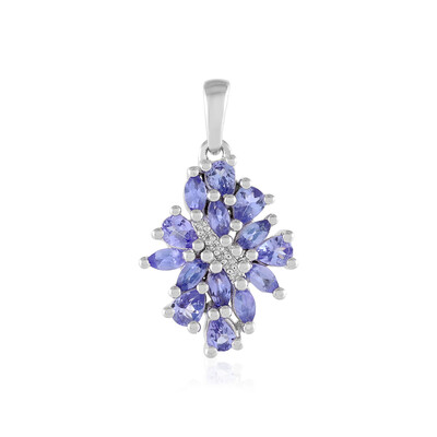 Pendentif en argent et Tanzanite