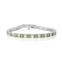 Bracelet en argent et Péridot