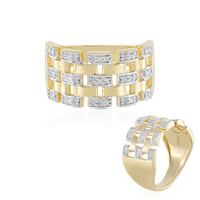 Bague en argent et Diamant I3 (J)
