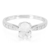 Bague en argent et Pétalite