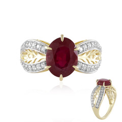 Bague en or et Rubis de Madagascar (Ornaments by de Melo)