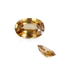  Zircon jaune (gemme et boîte de collection)