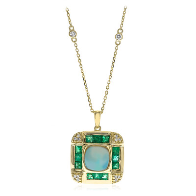 Collier en or et Opale Welo AAA (CIRARI)
