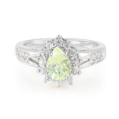 Bague en argent et Chrysobéryl