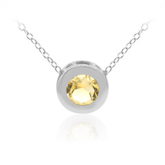 Collier en argent et Citrine