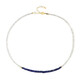 Collier en argent et Saphir blanc