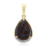 Pendentif en or et Opale Boulder