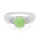 Bague en argent et Chrysoprase impériale