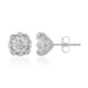 Boucles d'oreilles en argent et Topaze blanche (de Melo)