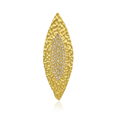 Pendentif en argent et Topaze blanche (MONOSONO COLLECTION)