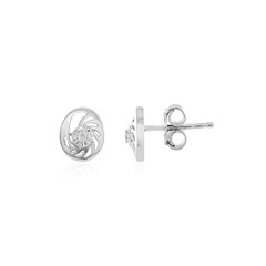 Boucles d'oreilles en argent et Diamant I2 (I)