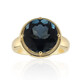 Bague en or et Topaze bleu de Londres