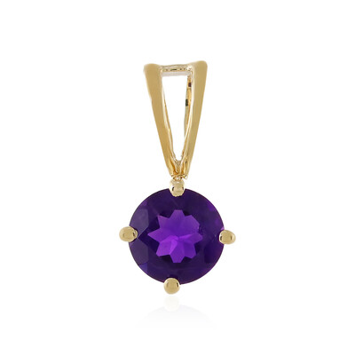 Pendentif en or et Améthyste de Zambie