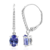 Boucles d'oreilles en or et Tanzanite AAA (CIRARI)