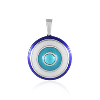 Pendentif en argent et Turquoise Sleeping Beauty