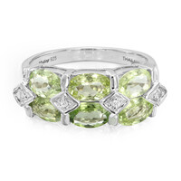 Bague en argent et Tourmaline Paraïba