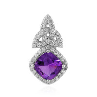 Pendentif en argent et Améthyste de Sibérie