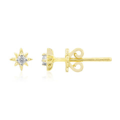 Boucles d'oreilles en or et Diamant SI2 (G)