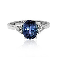 Bague en or et Tanzanite non chauffée (CIRARI)