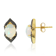 Boucles d'oreilles en argent et Opale Welo