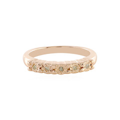Bague en argent et Diamant PK (J)