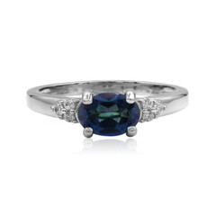 Bague en argent et Topaze Neptune