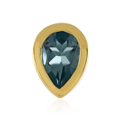 Pendentif en argent et Topaze bleu de Londres