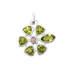 Pendentif en argent et Péridot