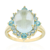 Bague en or et Aigue-marine