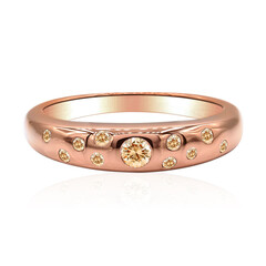 Bague en or et Diamant rose de France SI1 d'Argyle 