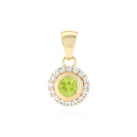 Pendentif en or et Sphène