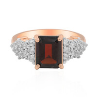 Bague en argent et Grenat