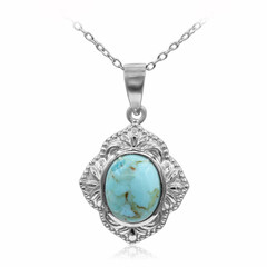 Collier en argent et Turquoise