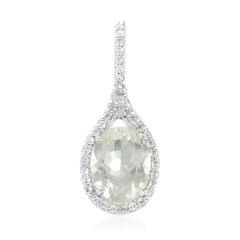 Pendentif en argent et Orthose