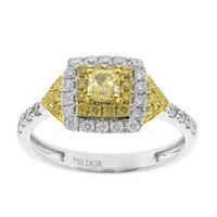 Bague en or et Diamant SI2 jaune (CIRARI)