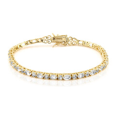 Bracelet en argent et Topaze blanche