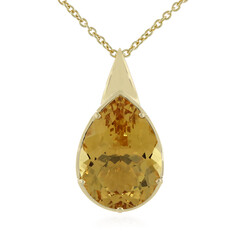 Collier en or et Béryl jaune (de Melo)